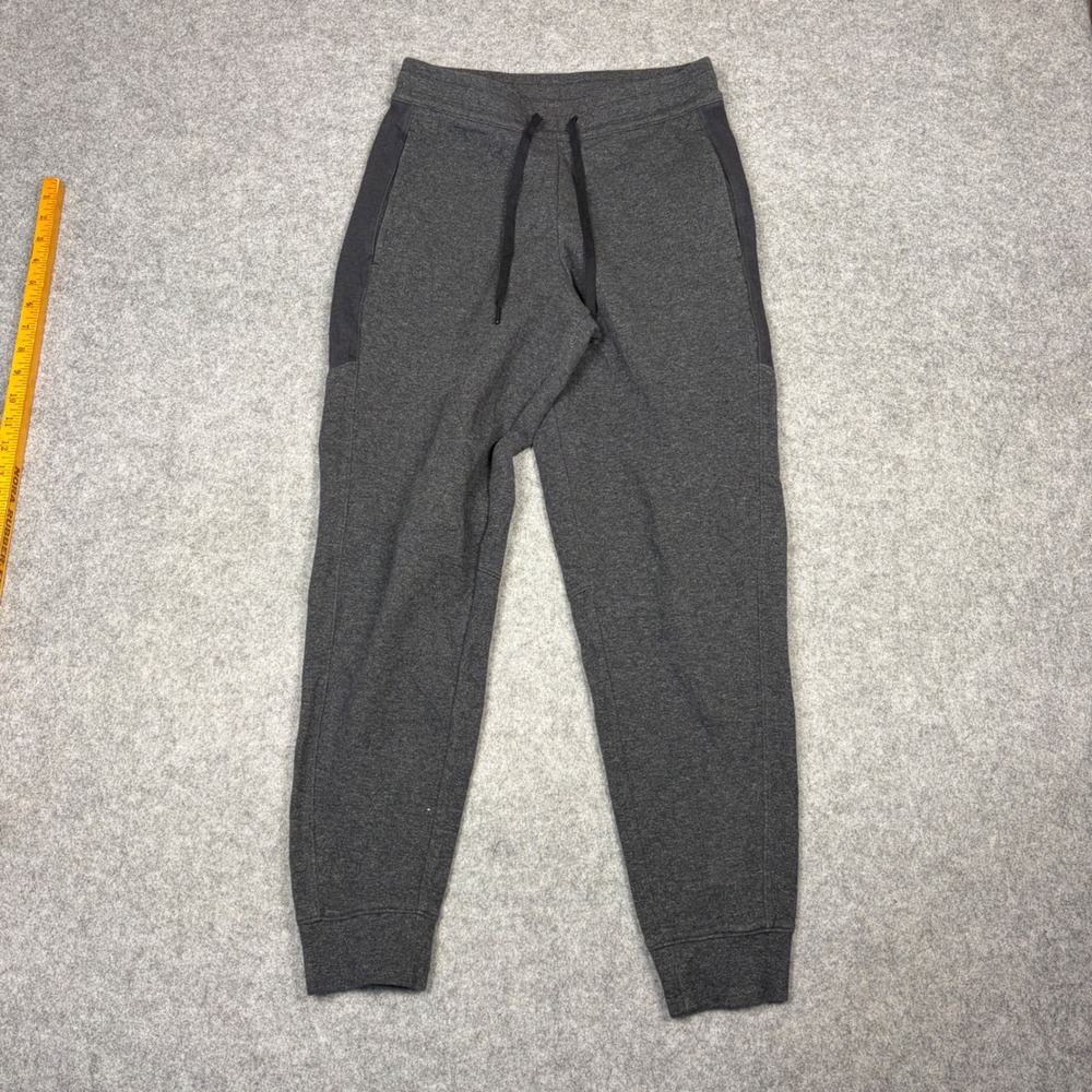 All in Motion Mens Small Gray Tapered Joggers Activewear Pants Drawstring Pocket
